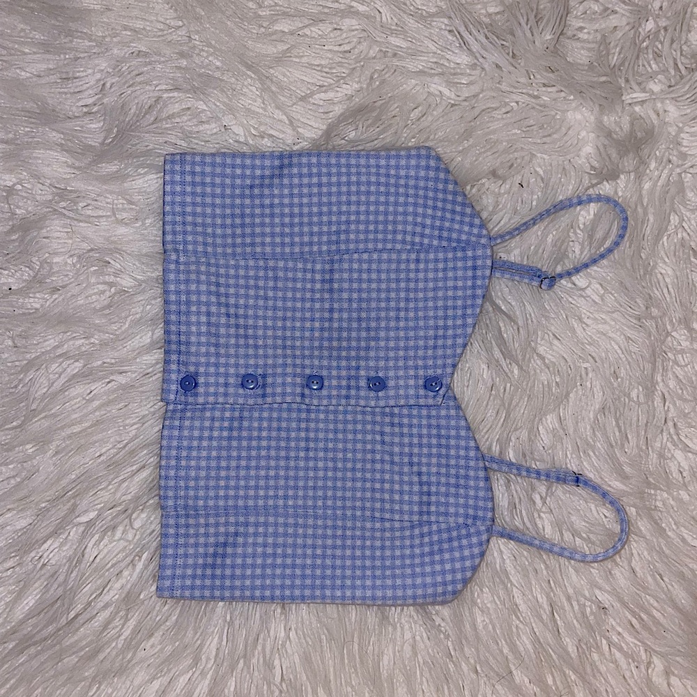 Forever 21 Blue gingham cami